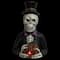 23.5" LED Skeleton with Jack-O-Lantern Halloween Decoration